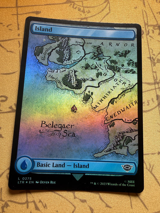 Island [Foil] #275 | Magic | Lord Of The Rings