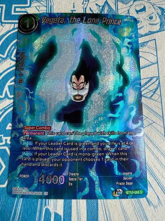 Vegeta, the Lone Prince | History of Vegeta | BT10-068 C