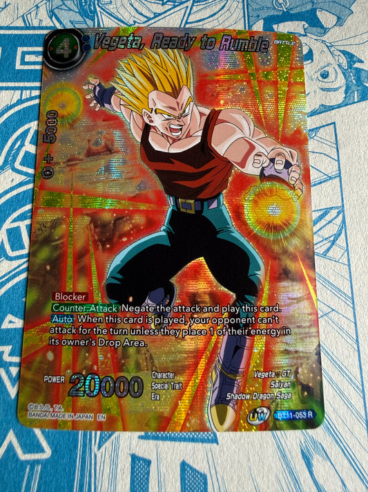 Vegeta, Ready to Rumble | BT11-053 R | Dragon Ball Super Card Game