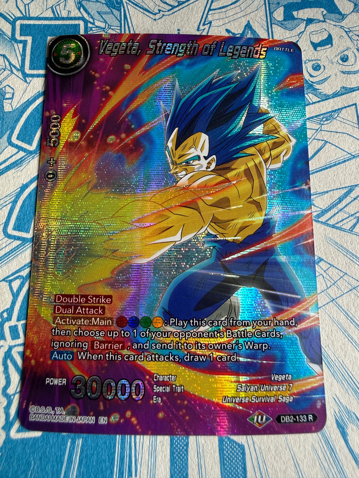 Vegeta, Strength of Legends | DB2-133 DBS | Dragon Ball Super Card Game