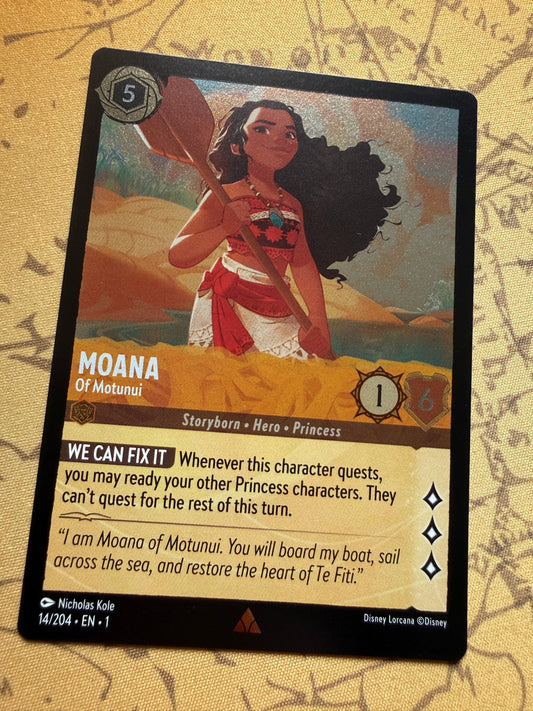 Moana - Of Motunui [Foil] #14 Lorcana First Chapter