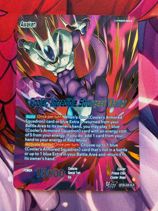 Dragon Ball Super TCG |Cooler, Incredible Strongest Warrior | BT29-029 SLR