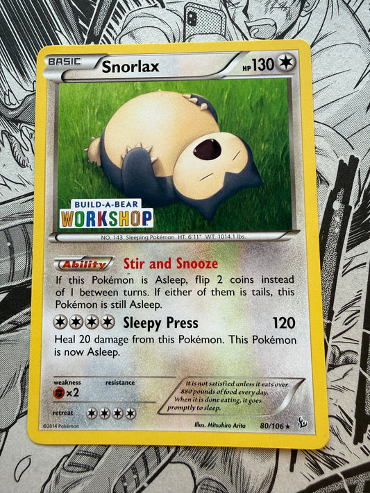 Snorlax [Build-a-Bear] #80 Pokemon Flashfire XY
