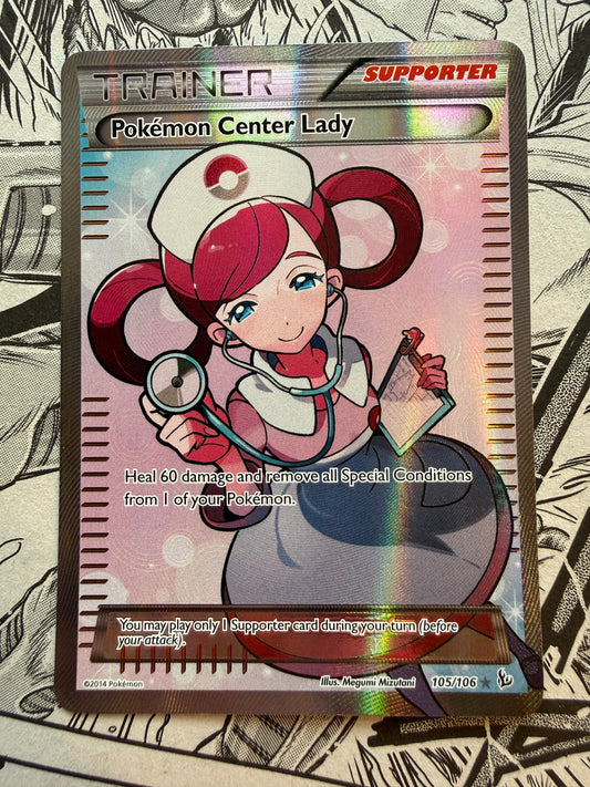 Pokemon Center Lady #105 Pokemon Flashfire XY
