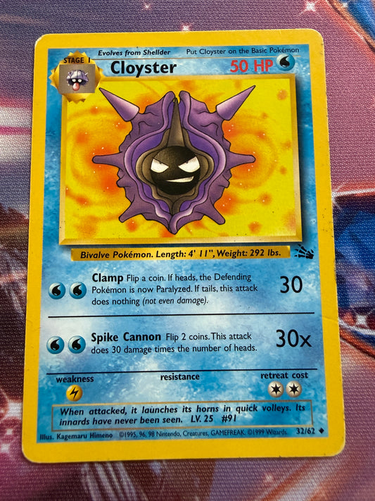 Cloyster #32 | Pokemon | Fossil