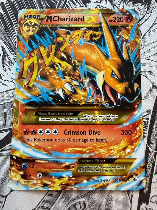 M Charizard EX #107 Pokemon Flashfire XY