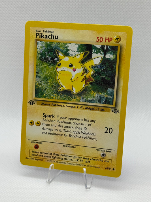 Pikachu [1st Edition] #60 | Pokemon English | Pokemon Jungle [1999]