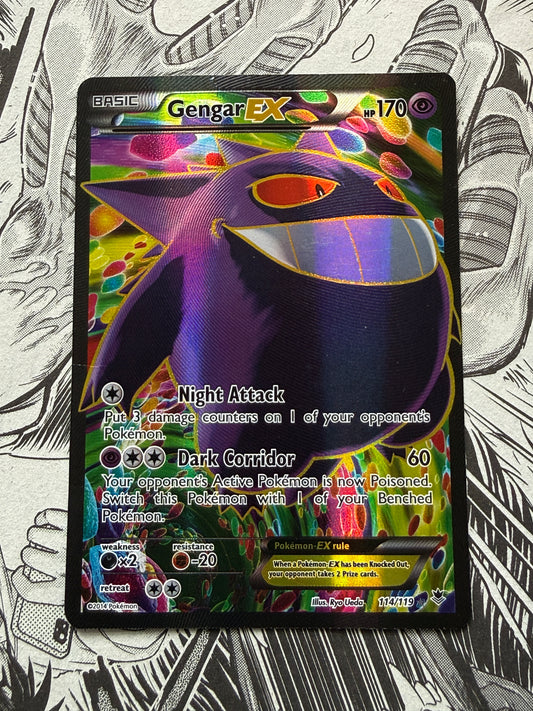 Gengar EX #114 Pokemon Phantom Forces XY