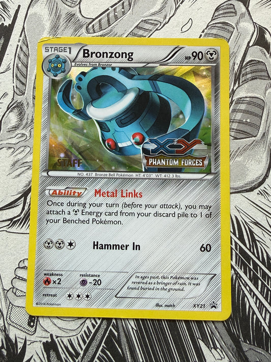 Bronzong #XY21 STAFF Pokemon Promo | Phantom Forces XY