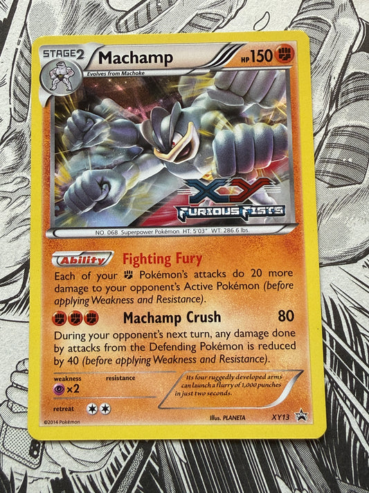 Machamp #XY13 Pokemon Promo Furious Fists XY