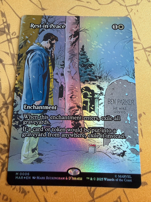 Magic The Gathering | Marvel Spider-Man | Rest In Peace [Foil] #6 MAR M