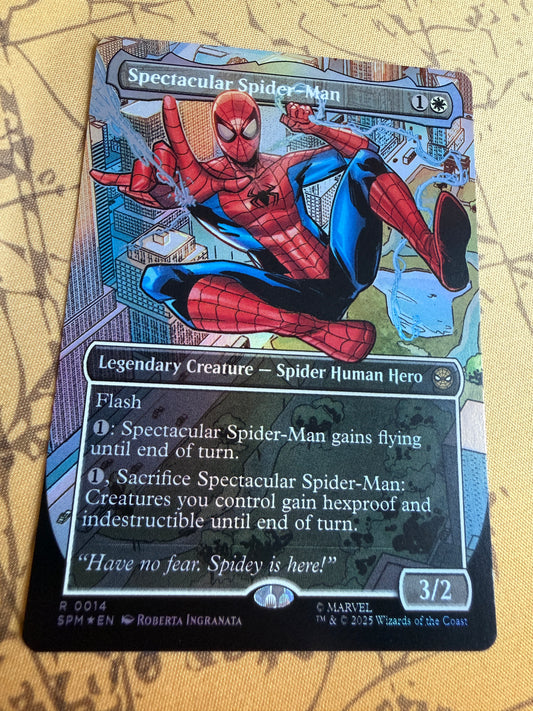 Magic The Gathering | Marvel Spider-Man | Spectacular Spider-Man [Borderless Foil] #14