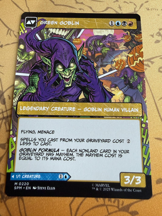 Magic The Gathering | Marvel Spider-Man | Norman Osborn [Borderless] #220