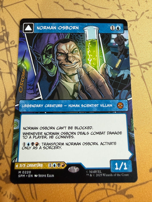 Magic The Gathering | Marvel Spider-Man | Norman Osborn [Borderless] #220