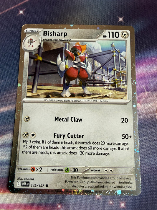 Bisharp #149 COSMOS HOLO | Pokemon | Obsidian Flames