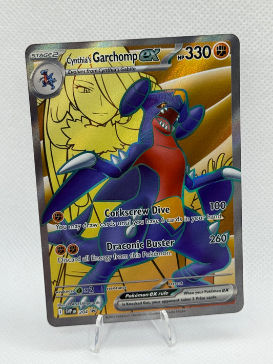 Cynthia's Garchomp Ex #204 Promo | Pokemon English | Destined Rivals [DRI]