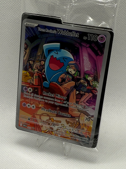 Team Rocket's Wobbiffet #203 Promo | Pokemon English | Destined Rivals SEALED
