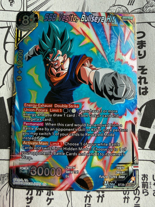 SSB Vegito, Bullseye Hit BT29-141 Dragon Ball Super Fearsome Rivals