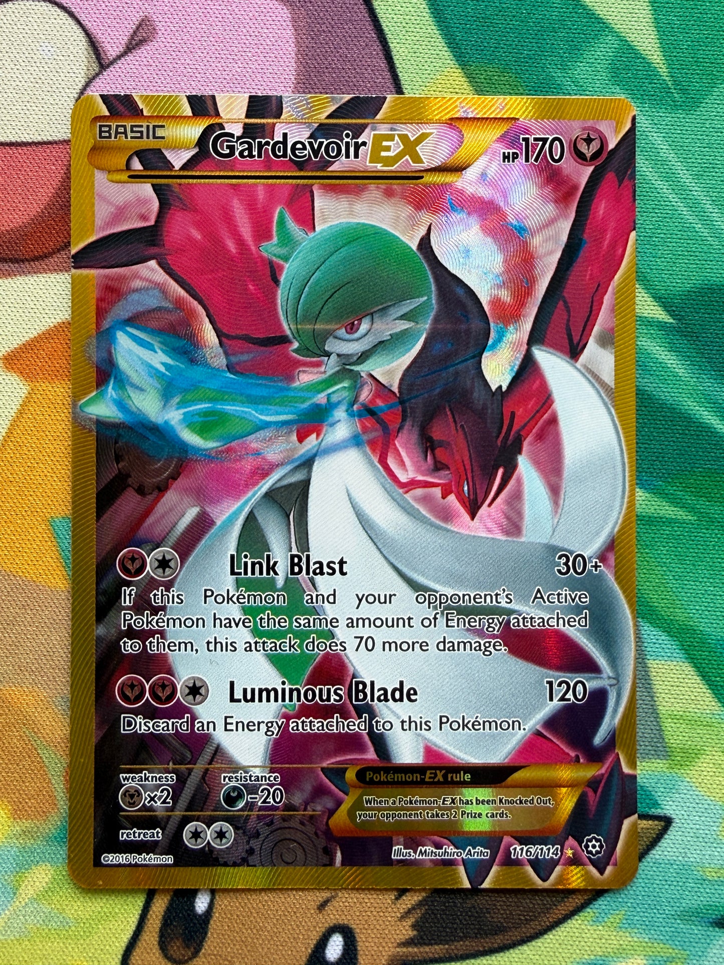 Gardevoir EX #116 Pokemon Steam Siege XY