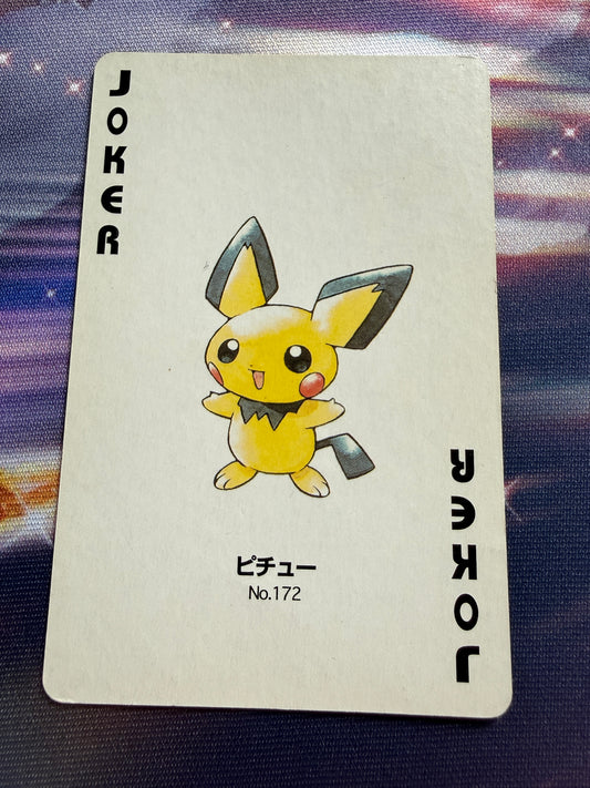 2000 Pichu #172 Joker Part 2 | Silver Poker Deck