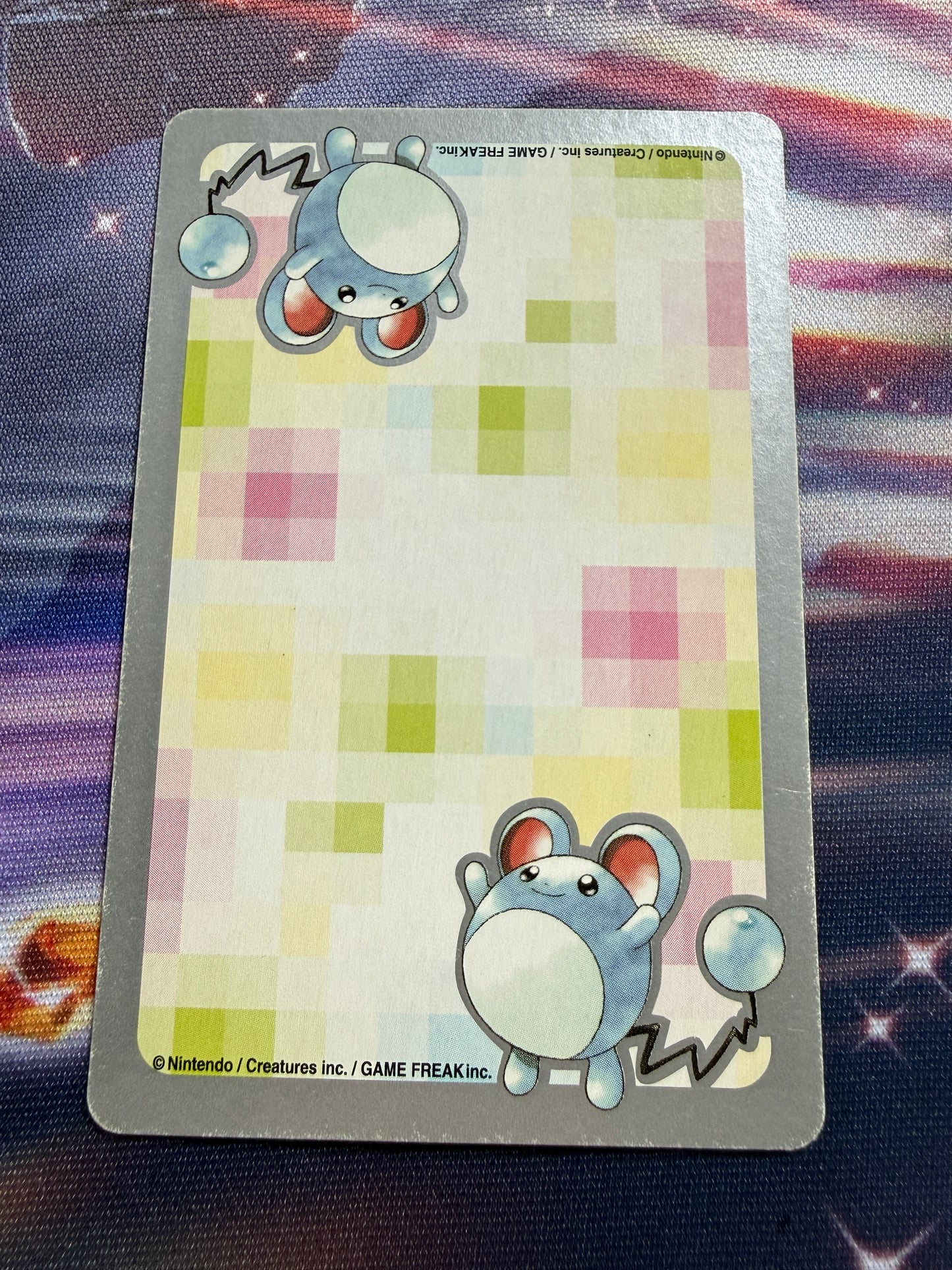 Togepi #175 | Silver Poker Deck | 6 of Spades