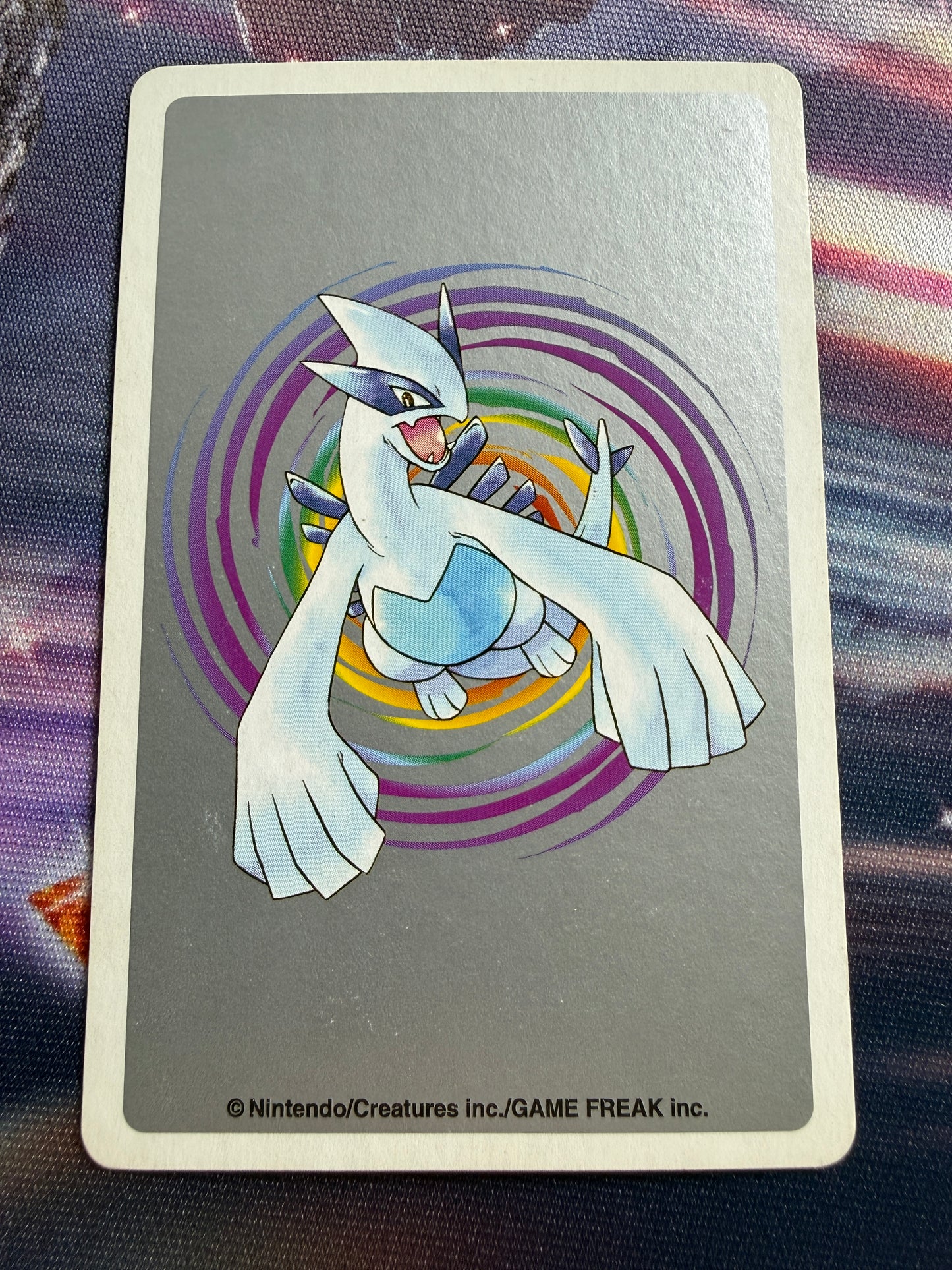 2000 Eevee #133 | Lugia Deck Poker Card | Silver 4 of Hearts