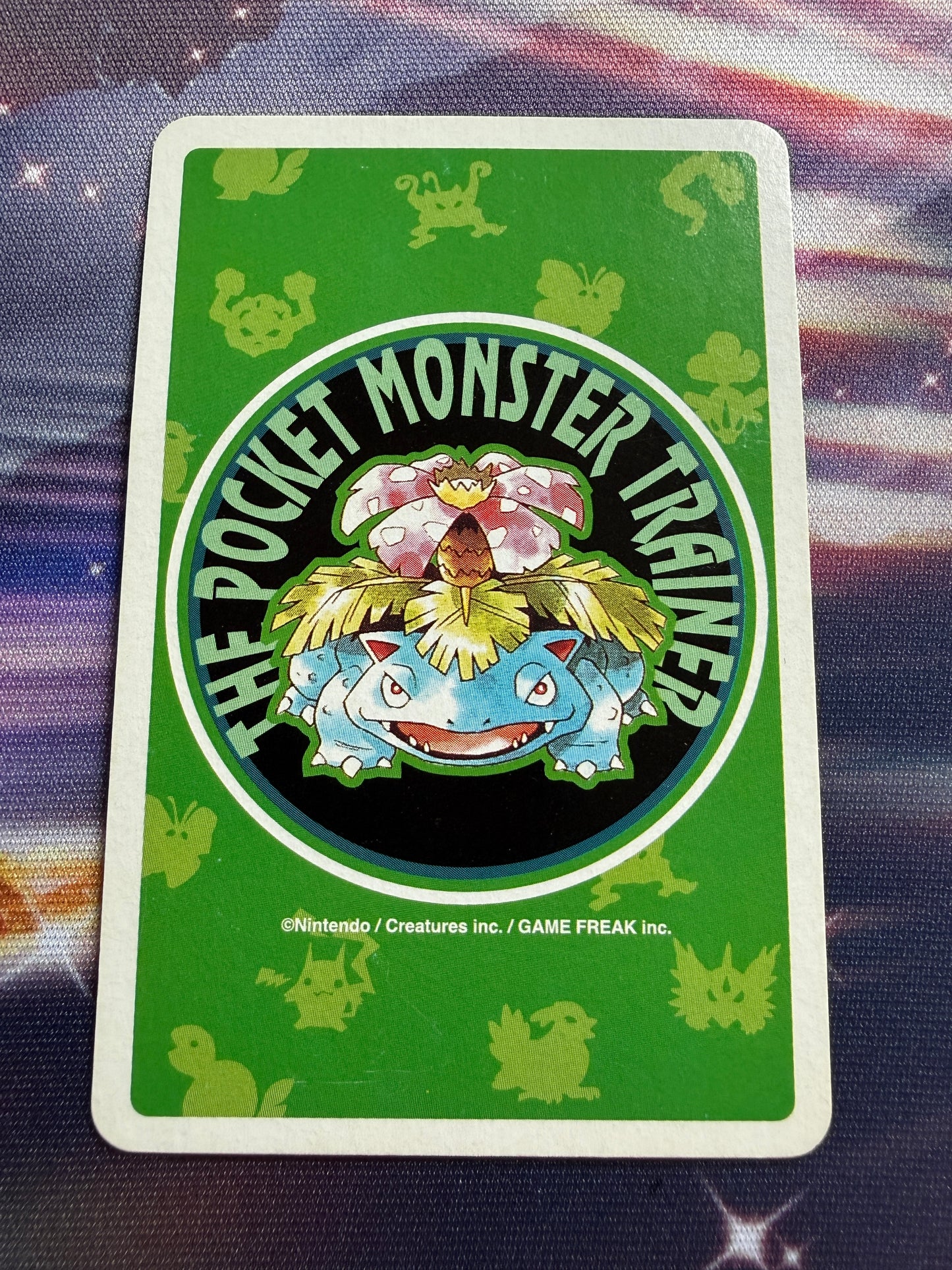 Abra #63 | Venusaur Green Poker Cards | 8 of Spades