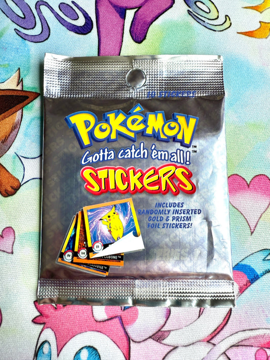 1999 Vintage Artbox Pokemon Stickers | 1 x Sealed Sticker Booster Pack (10 stickers)