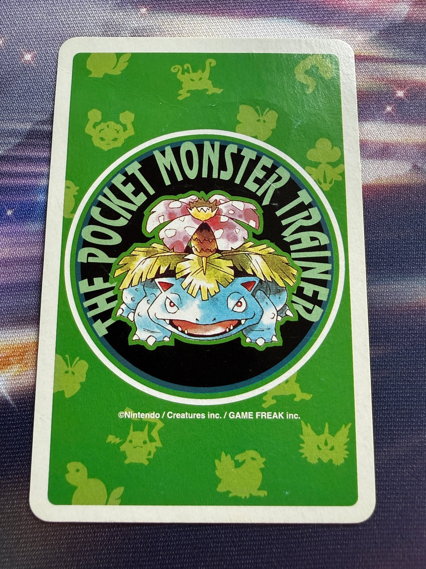 Persian #53 | Venusaur Green Poker Cards | King of Spades