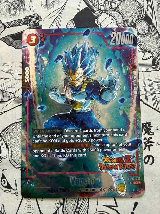 Vegeta [Dokkan Battle Alternate Art] FB03-020 Dragon Ball Fusion World Raging Roar