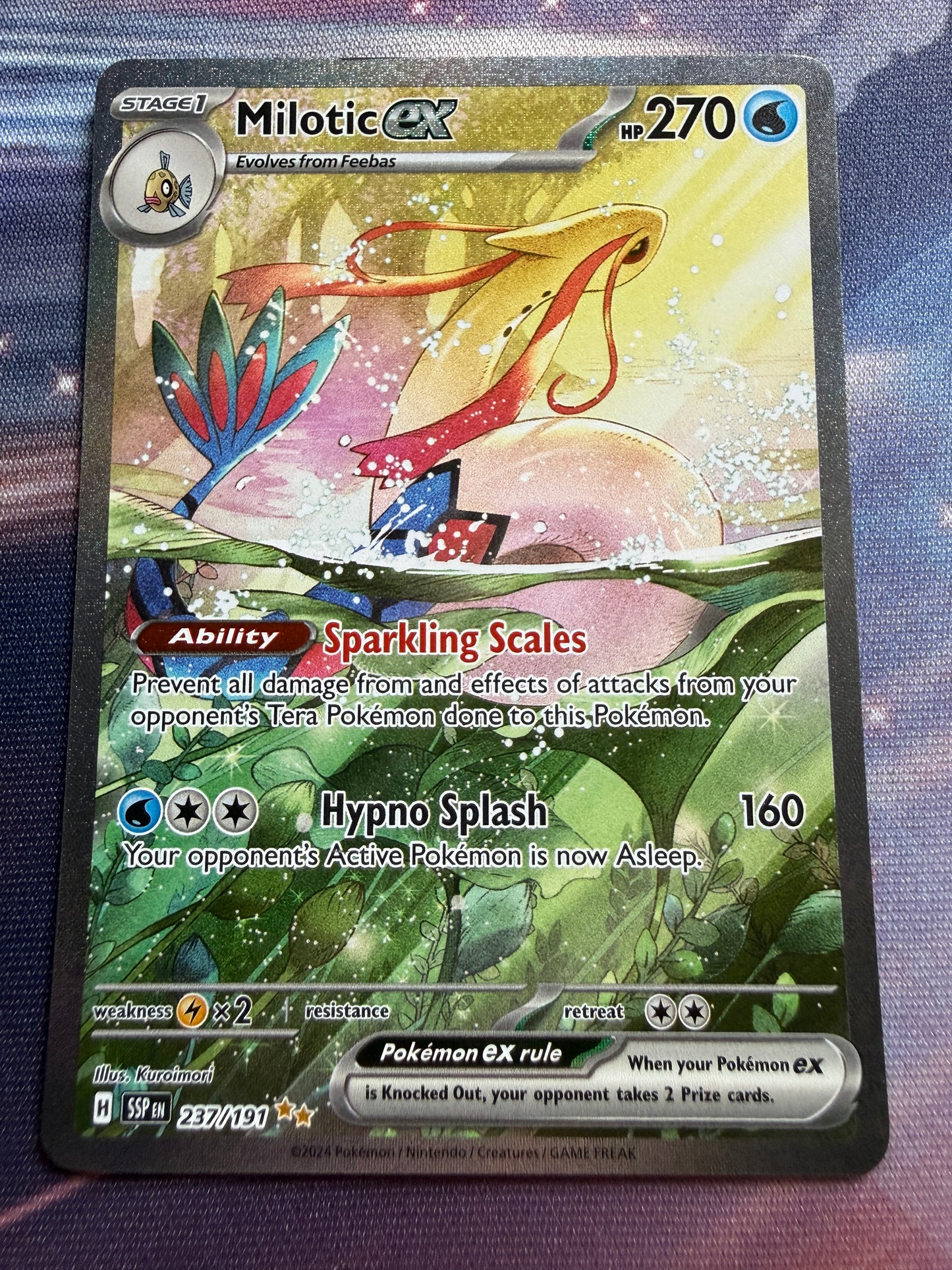 Milotic Ex #237 | Pokemon | Surging Sparks
