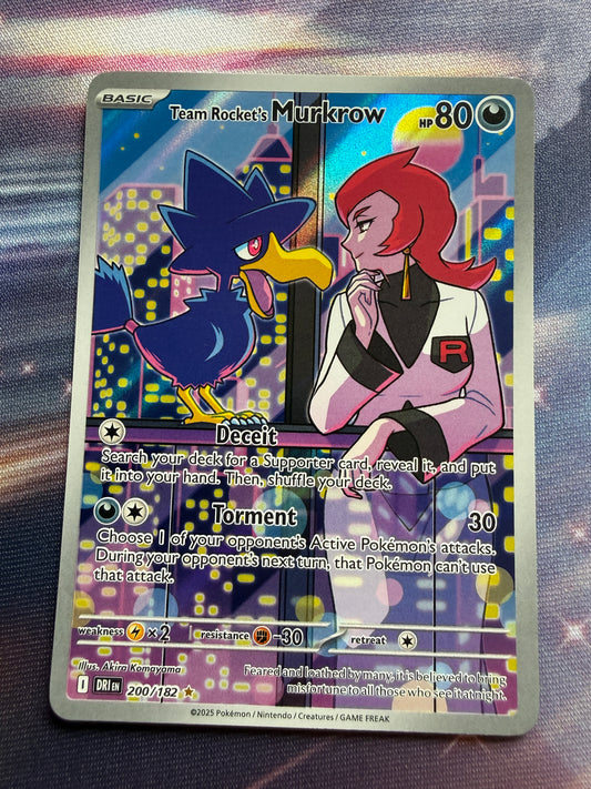 Team Rocket's Murkrow #200 | Pokemon | Destined Rivals