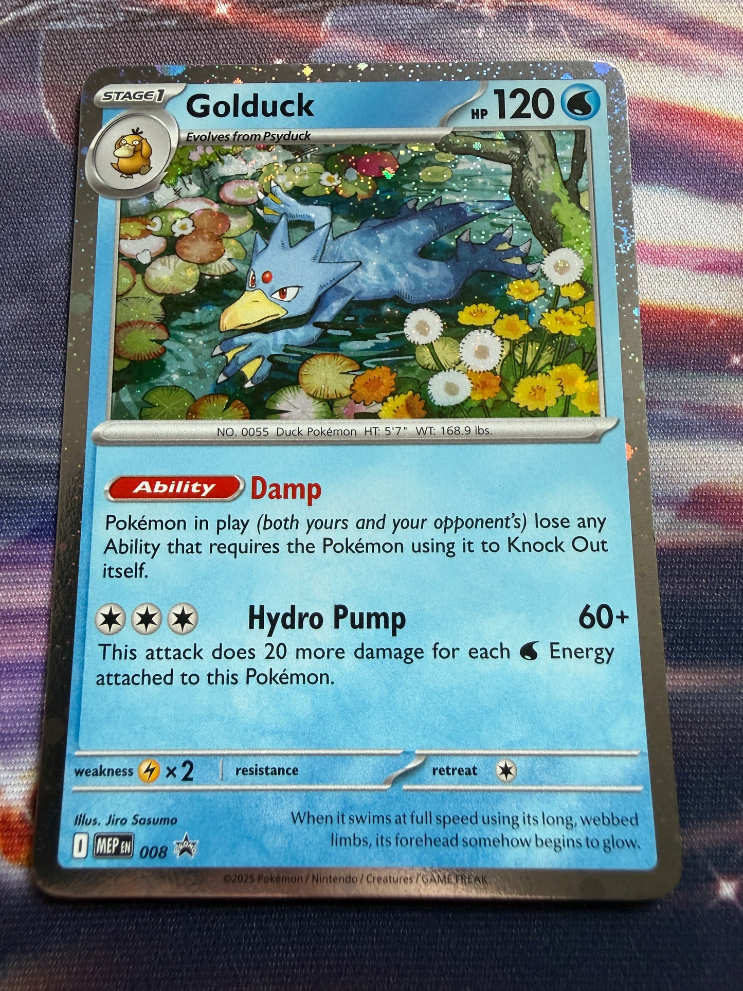 Golduck #8 [Cosmos] | Mega Evolutions | Pokemon Promo