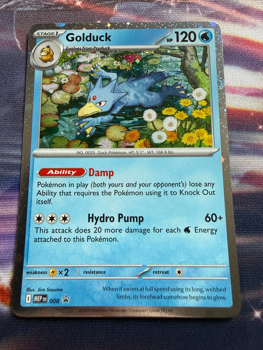 Golduck #8 [Cosmos] | Mega Evolutions | Pokemon Promo