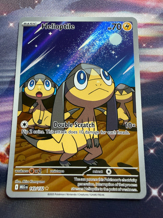 Helioptile #143 | Mega Evolutions | Pokemon