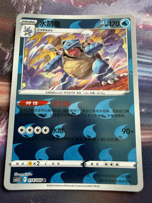 Blastoise #14 Exclusive S-Chinese | CS5.5C | Pokemon Chinese