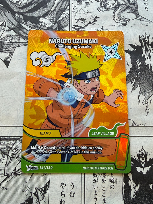 Naruto Mythos TCG | Naruto Uzumaki | 141/130 | Mythos | Starter Pack Promo