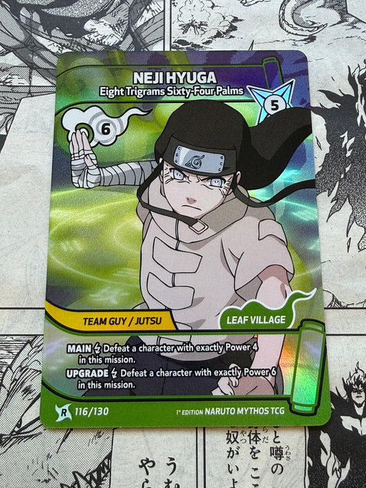 Naruto Mythos TCG | Neji Hyuga | 116/130 | Rare