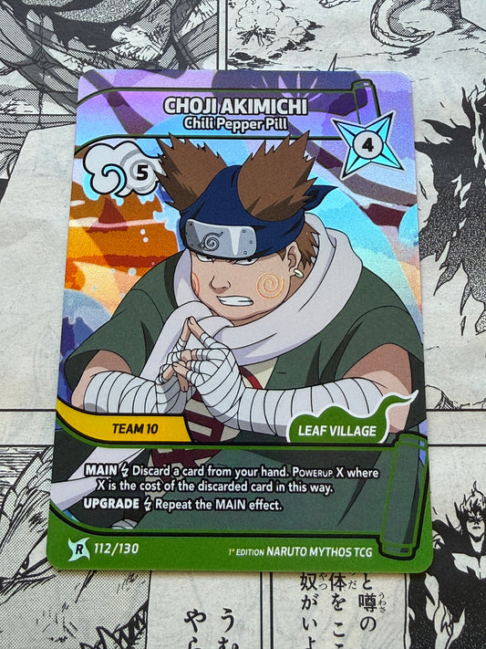 Naruto Mythos TCG | Choji Akimichi | 112/130 | Rare