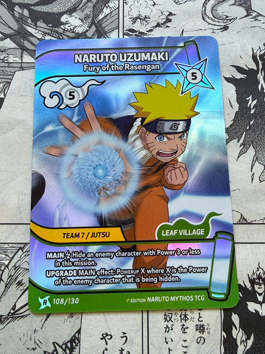Naruto Mythos TCG | Naruto Uzumaki | 108/130 | Rare