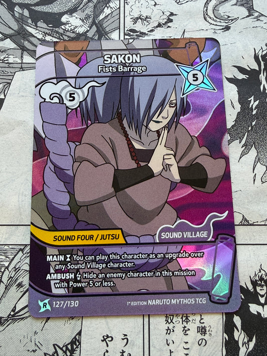 Naruto Mythos TCG | Sakon | 127/130 | Rare