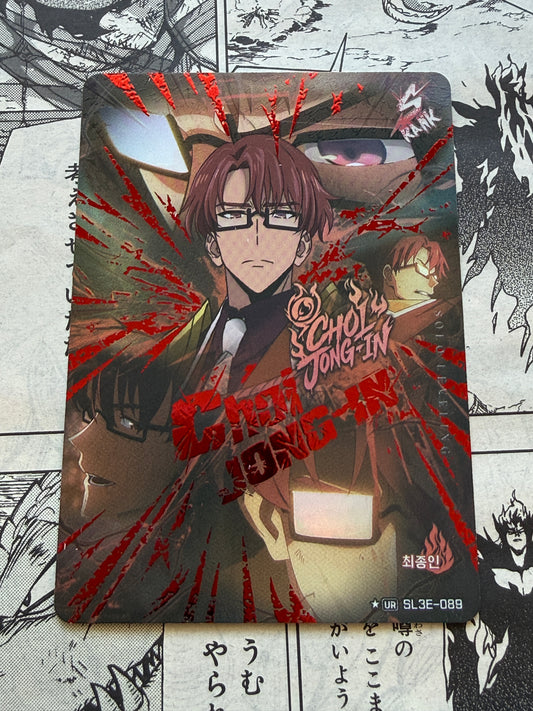 Solo Leveling Mapniverse 3rd Edition | Choi jong-In UR 1 Stars SL3E-089