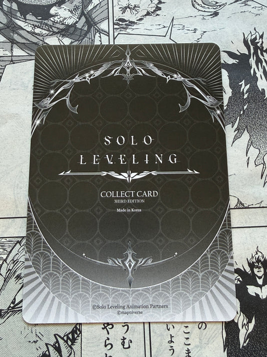 Solo Leveling Mapniverse 3rd Edition | Choi jong-In UR 1 Stars SL3E-089