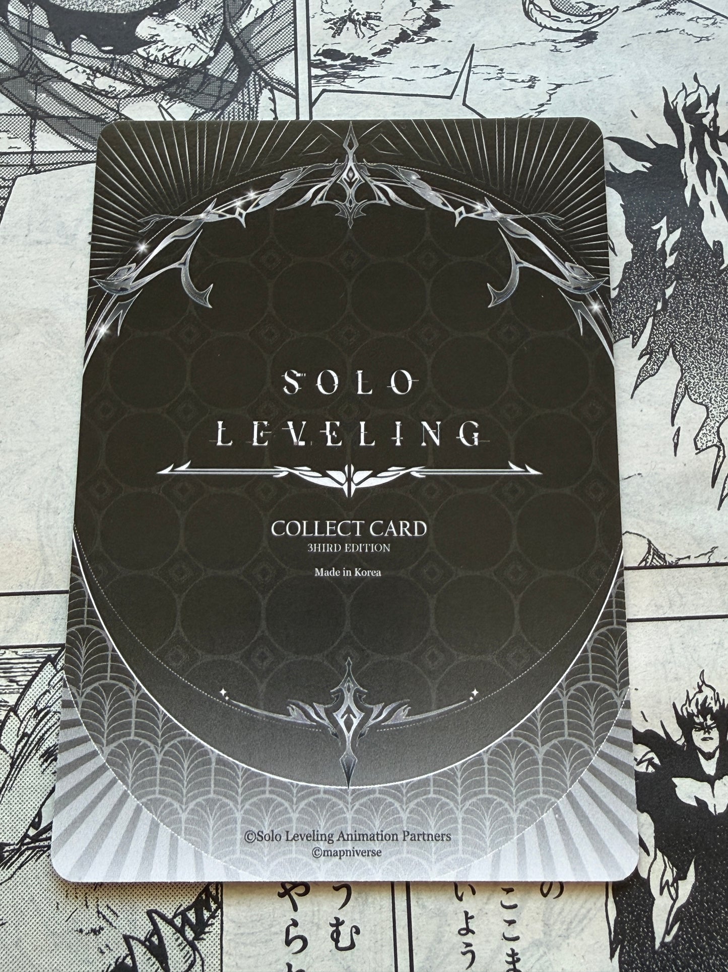 Solo Leveling Mapniverse 3rd Edition | Sung Jinwoo UR 1 Stars SL3E-086