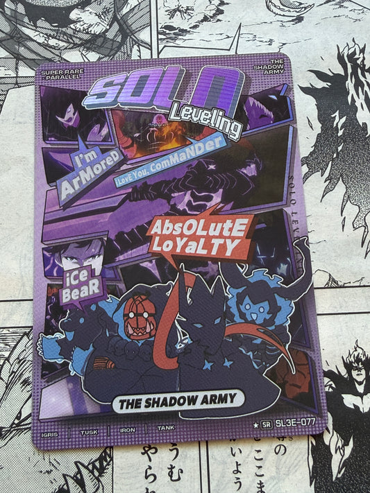 Solo Leveling Mapniverse 3rd Edition | Shadow Army SR 1 Star SL3E-077