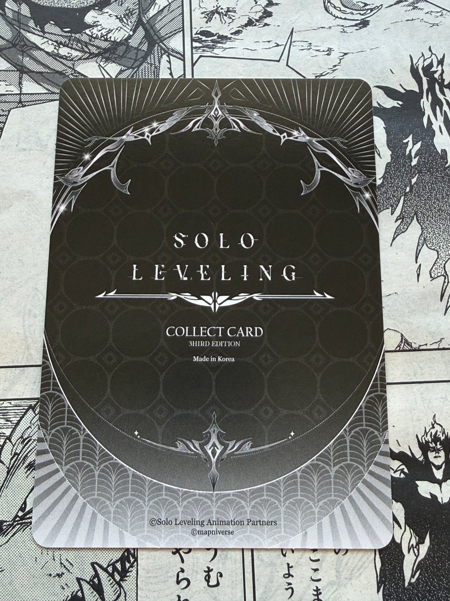 Solo Leveling Mapniverse 3rd Edition | Shadow Army SR 1 Star SL3E-077