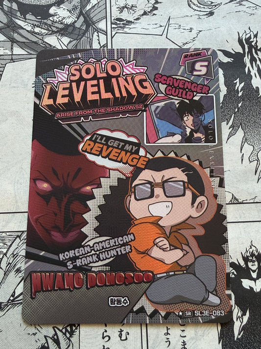 Solo Leveling Mapniverse 3rd Edition | Hwang Donosoo SR 1 Star SL3E-083