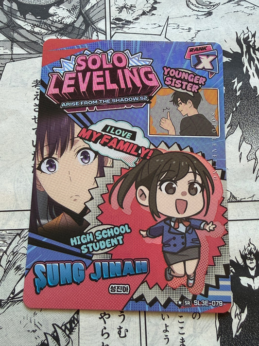 Solo Leveling Mapniverse 3rd Edition | Sung Jinah SR 1 Star SL3E-079