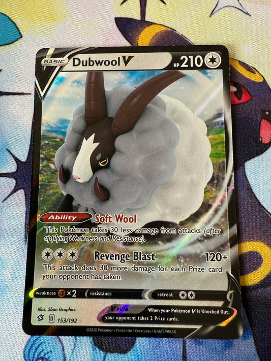 Dubwool V #153 | Pokemon | Sword and Shield | Rebel Clash