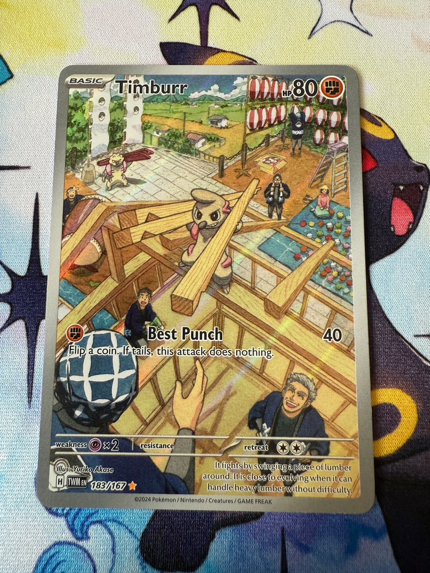 Timburr #183 | Pokemon | Twilight Masquerade